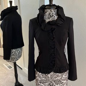 INC International Concepts Jacket Small Black